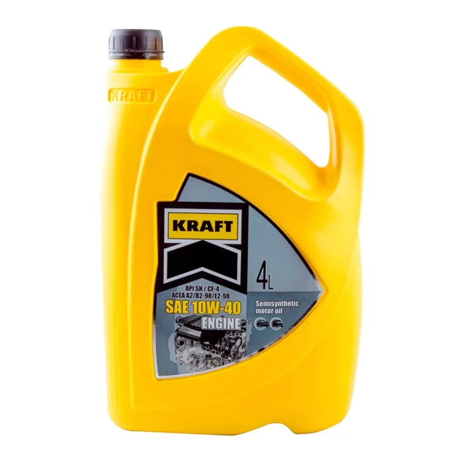 Моторна олива KRAFT ENGINE SAE 10W-40 API SH/CF-4 4 л (5781)