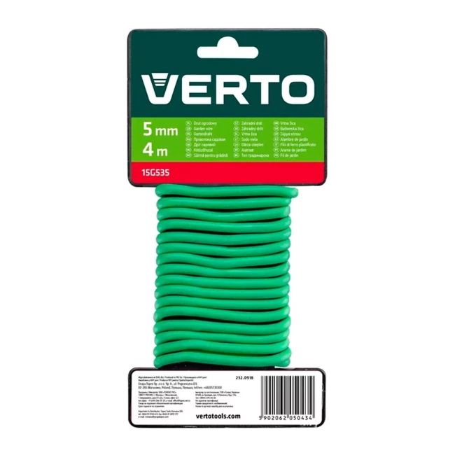 Проволока VERTO садовая 5 мм 4 м (15G535)