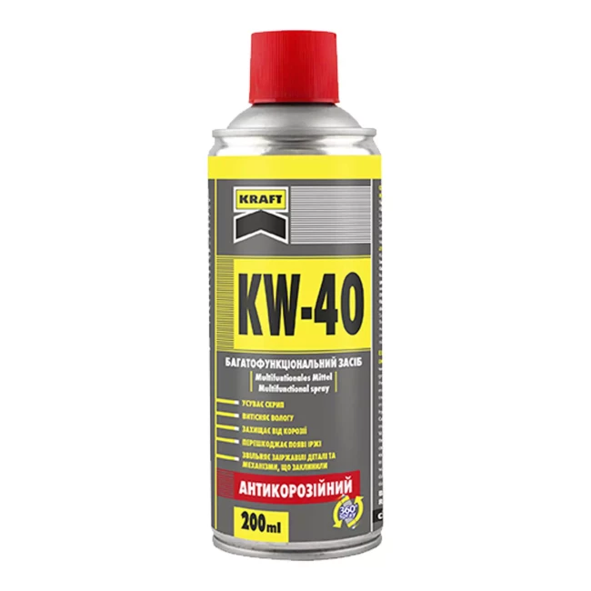 Смазка универсальная KRAFT KW-40 аэрозоль 200 мл (KF001)