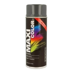 Эмаль аэрозольная универсальная декоративная Maxi Color RAL 7011 Железно-серая 400мл (MX7011)