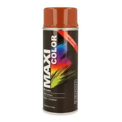Эмаль аэрозольная универсальная декоративная Maxi Color RAL 8004 Медно-коричневая 400мл (MX8004)