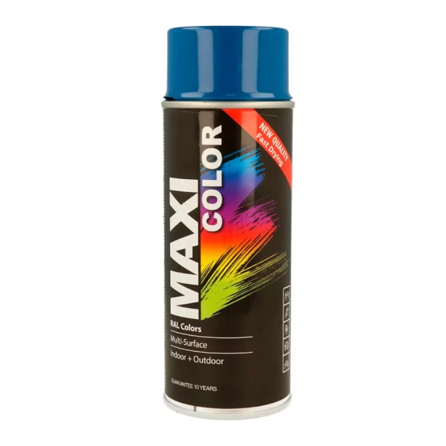 Эмаль MAXI COLOR аэрозольная декоративная темно-синяя 400 мл (MX5010) Эмаль MAXI COLOR аэрозольная декоративная темно-синяя 400 мл (MX5010)
