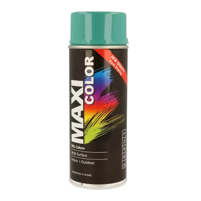 Эмаль Maxi Color аэрозольная универсальная декоративная RAL 6033 бирюзовый глянец 400 мл (MX6033) Эмаль Maxi Color аэрозольная универсальная декоративная RAL 6033 бирюзовый глянец 400 мл (MX6033)