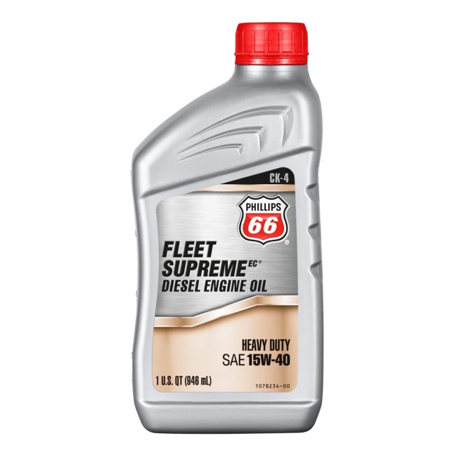 Моторное масло Kendall Phillips 66 Fleet Supreme EC 15W-40 CJ-4 0.946 л (1078291)