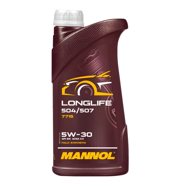 Моторное масло MANNOL LONGLIFE 504/507 5W-30 1л (MN7715-1ME)