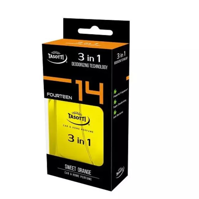 Ароматизатор Tasotti спрей антибактериальная 3 in 1 Sweet Orange № 14 50 мл (TAS№14)