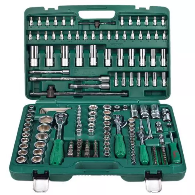Набір інструментів Hans 1/4" 3/8" 1/2" 177 шт (ТК-177V) Набір інструментів Hans 1/4" 3/8" 1/2" 177 шт (ТК-177V)
