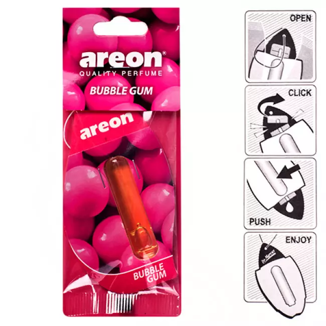 Освежитель воздуха AREON "LIQUID" жидкий, листок Bubble Gum 5ml (LR05) Освежитель воздуха AREON "LIQUID" жидкий, листок Bubble Gum 5ml (LR05)