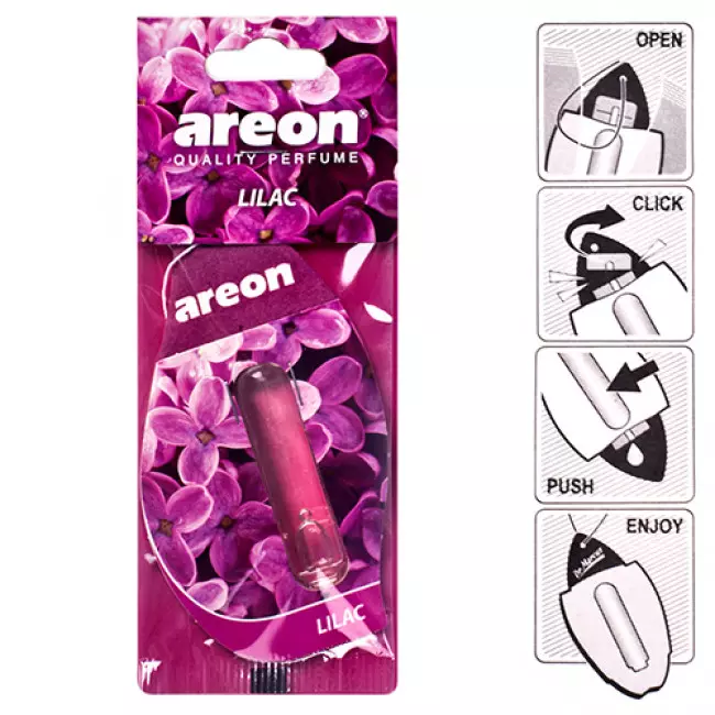 Освежитель воздуха AREON "LIQUID" жидкий, листок Lilac 5ml (LR04)