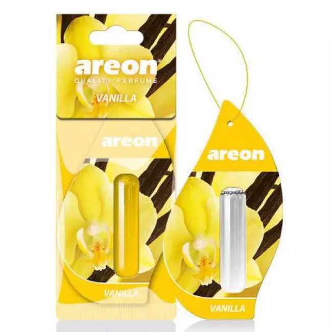 Освежитель воздуха AREON "LIQUID" жидкий, листок Vanilla 5ml (LR06)