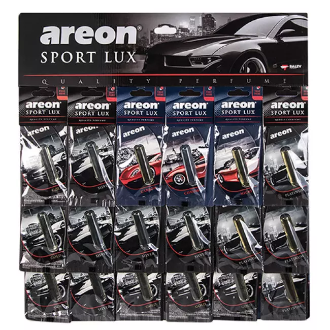 Освежитель воздуха AREON "SPORT LUX" MIX жидкий, листок на планшете 5ml (SPORT LUX MIX)