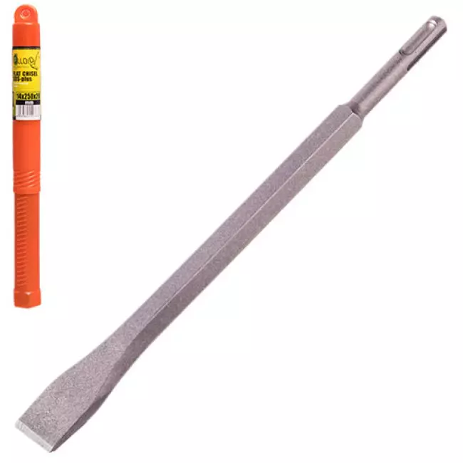 Зубило Alloid SDS-plus по бетону плоске 14x250х20мм (С-1425020)