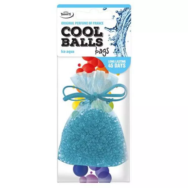 Ароматизатор Tasotti на зеркало мешочек Cool Balls Bags Ice Iqua (115447)