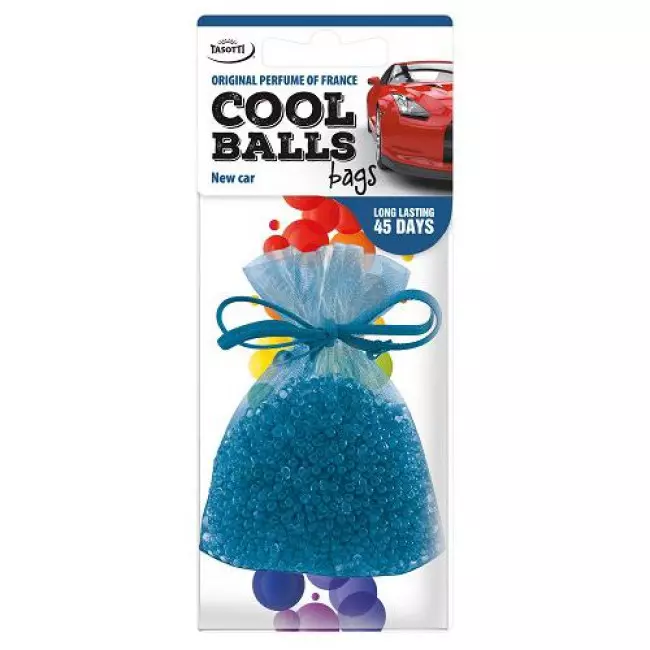 Ароматизатор Tasotti на зеркало мешочек Cool Balls Bags New Car (117106)