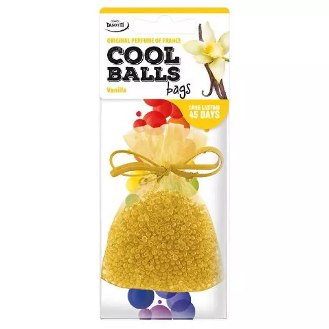 Ароматизатор Tasotti на зеркало мешочек Cool Balls Bags Vanilla (117137)