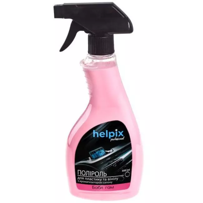 Полироль Helpix Professional для пластика и винила бабл гам 500 мл (3255)