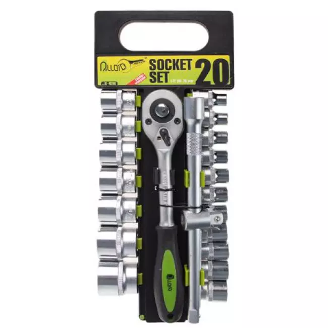 Набор головок Alloid 1/2", 20 предм. 8-32 мм. (НГ-4020П) Набор головок Alloid 1/2", 20 предм. 8-32 мм. (НГ-4020П)