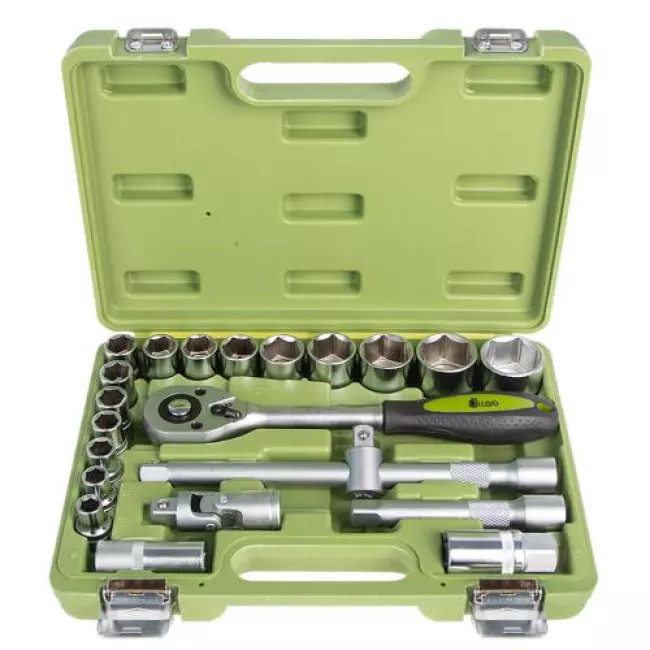 Набір головок Alloid 1/2", 22 предм. 10-32 мм. (НГ-4022П)