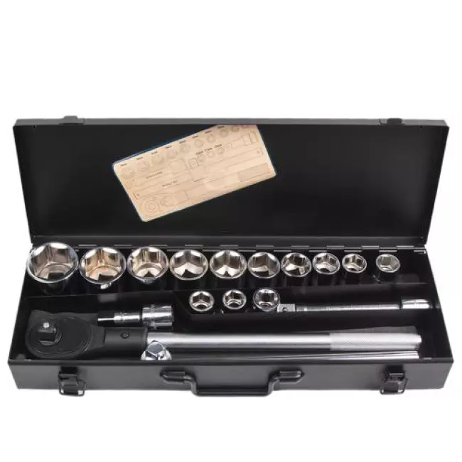 Набор головок Alloid 3/4", 17 предм. 6 гран. 19-50 мм. (НГ-6017М) Набор головок Alloid 3/4", 17 предм. 6 гран. 19-50 мм. (НГ-6017М)