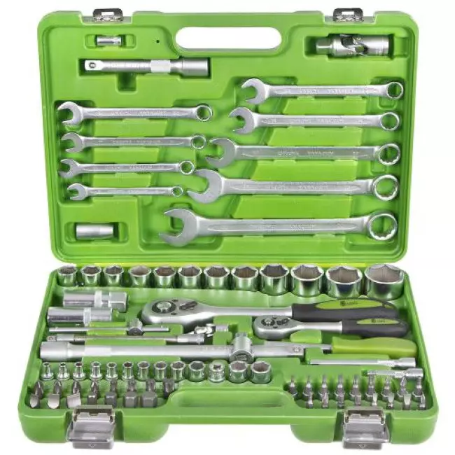 Универсальный набор инструмента Alloid 1/4" & 1/2", 82 предм. (НГ-4082П) Универсальный набор инструмента Alloid 1/4" & 1/2", 82 предм. (НГ-4082П)
