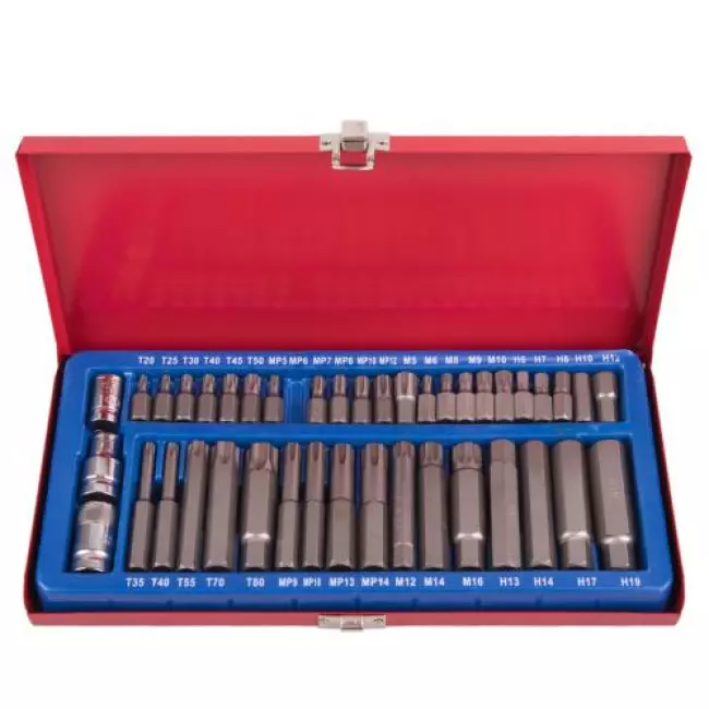 Набор бит Alloid шестиганных SPLINE TORX RIBE 41 шт (НБ-3841)