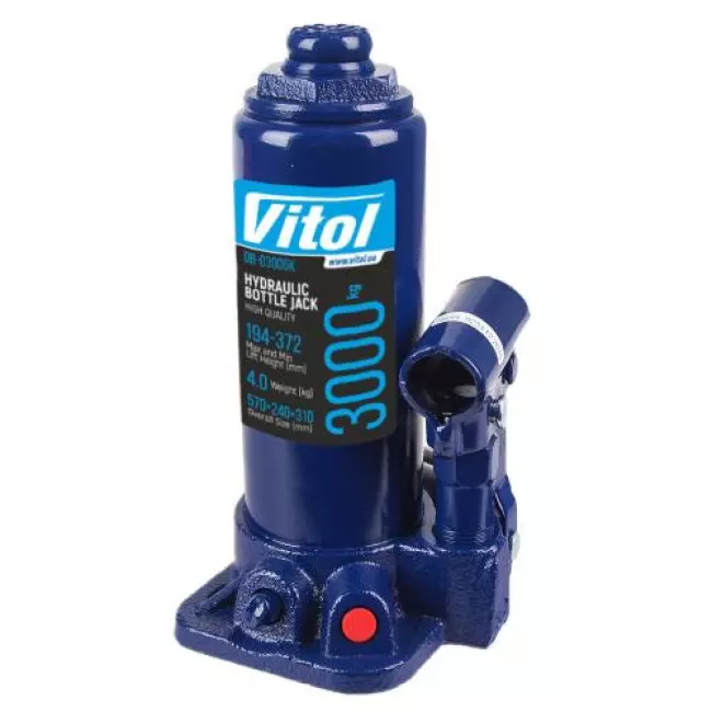 Домкрат гідравлічний VITOL 3т (DB-03006K) Домкрат гідравлічний VITOL 3т (DB-03006K)