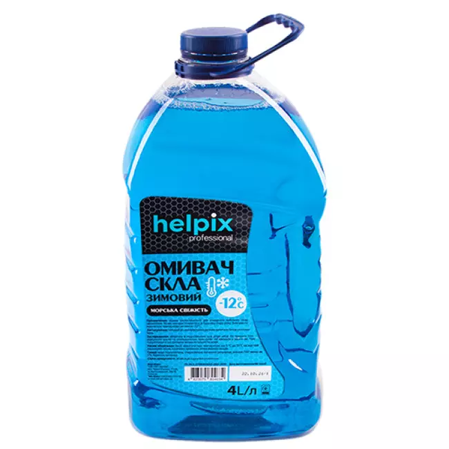 Омыватель стекол зимний Helpix -12 морская свежесть 4 л (4634)