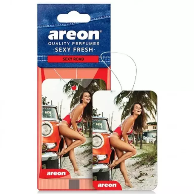 Освежитель воздуха AREON Sexy Fresh сухой, листок Sexy Road (ASF02)
