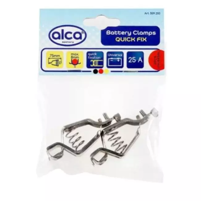Клеми акумулятора Alca Quick Fix 2шт 25A (509200) Клеми акумулятора Alca Quick Fix 2шт 25A (509200)