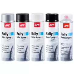 Краска APP Rally Color Spray черный мат 600 мл