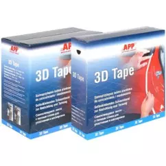 Ущільнювальний валик APP 3D Tape 13ммх50м білий (070350)