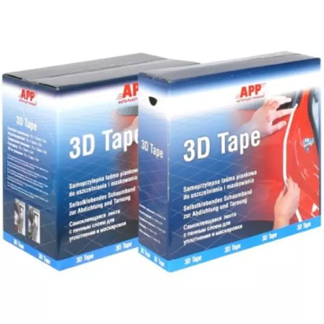 Уплотнительный валик APP 3D Tape 13ммх50м белый (070350)