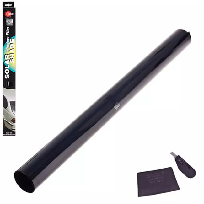 Пленка тонировочная SOLUX 0.75х3м Super Dark Black 3% (PCG-1A 0.75) Пленка тонировочная SOLUX 0.75х3м Super Dark Black 3% (PCG-1A 0.75)
