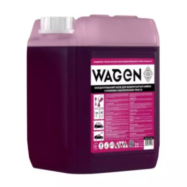 Активная пена WAGEN 33 PINK  1:4-1:7, 22 кг (2287)