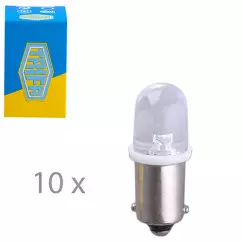 Лампа LED индикаторная Trifa 12V 0,27W BA9s T10 20mA white (02804)