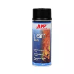 Фарба APP L650хC Black Spray чорна 400 мл (210431)