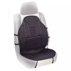 Накидка на сидіння VITOL з підігрівом 100x50см (ZL012 BK)