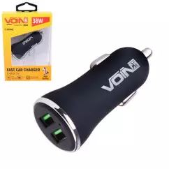 Автомобильное зарядное устройство VOIN 12/24V (C-36144Q)