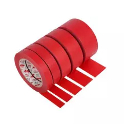 Скотч APP Red Tape малярный 18ммх45м 110 C водонепроницаемый красный (070251)