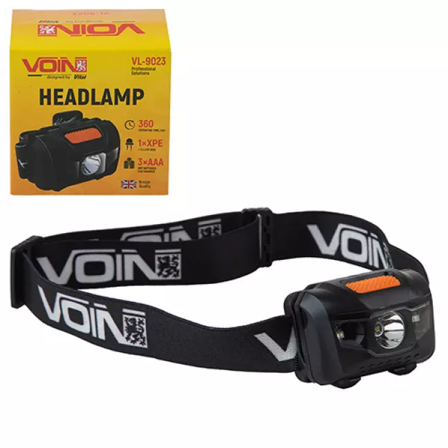 Фонарь налобный VOIN XPE (VL-9023)
