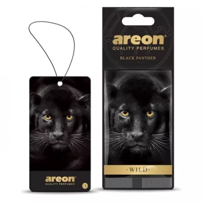 Освежитель воздуха AREON Wild сухой, листок Black Panther (AW02)