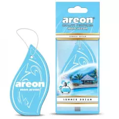 Освежитель воздуха AREON "Mon" сухой, листок Summer Dream (MA18)