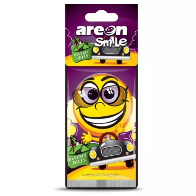 Освіжувач повітря AREON Smile Dry сухий, листок Beverly Hills (ASD25) Освіжувач повітря AREON Smile Dry сухий, листок Beverly Hills (ASD25)