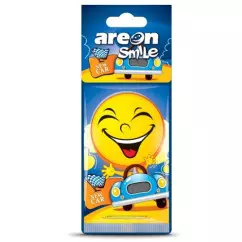 Освежитель воздуха AREON Smile Dry сухой, листок New Car (ASD21)