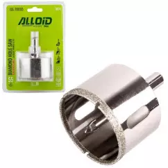 Свердло Alloid корончате алмазне по склу та кераміці 55мм (GS-70055)