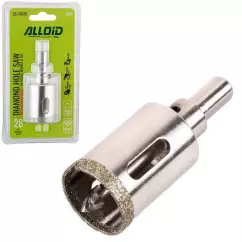 Свердло Alloid корончате алмазне по склу та кераміці 28мм (GS-70028)