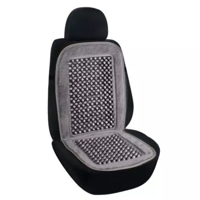 Накидка-массажер Elegant круглая косточка, велюр 41.5х89 мм серая (100 659) Накидка-массажер Elegant круглая косточка, велюр 41.5х89 мм серая (100 659)
