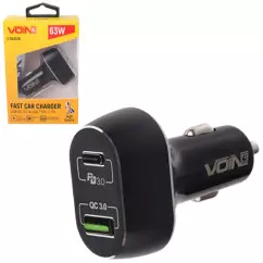 Автомобильное зарядное устройство VOIN 12/24V (C-63202Q)