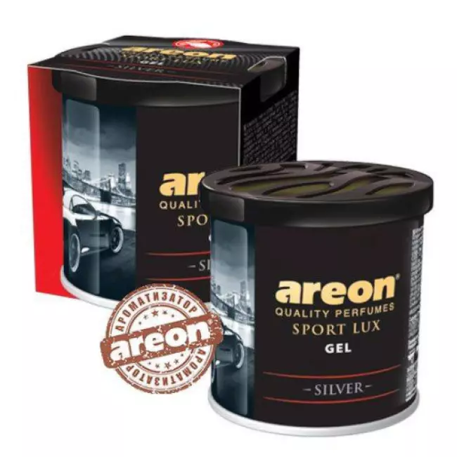 Освежитель воздуха AREON GEL CAN Sport Lux Silver (GSL02)