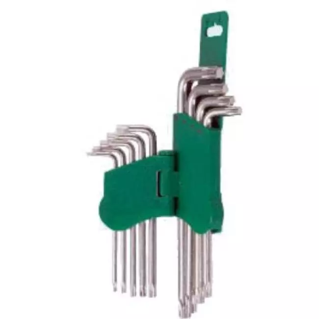 Комплект угловых ключей HANS TORX Longer 9 шт (16742-29T) Комплект угловых ключей HANS TORX Longer 9 шт (16742-29T)
